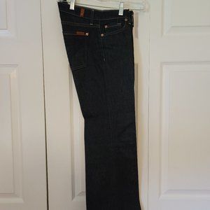 7 for All Mankind dojo Flare Jeans, Size 28